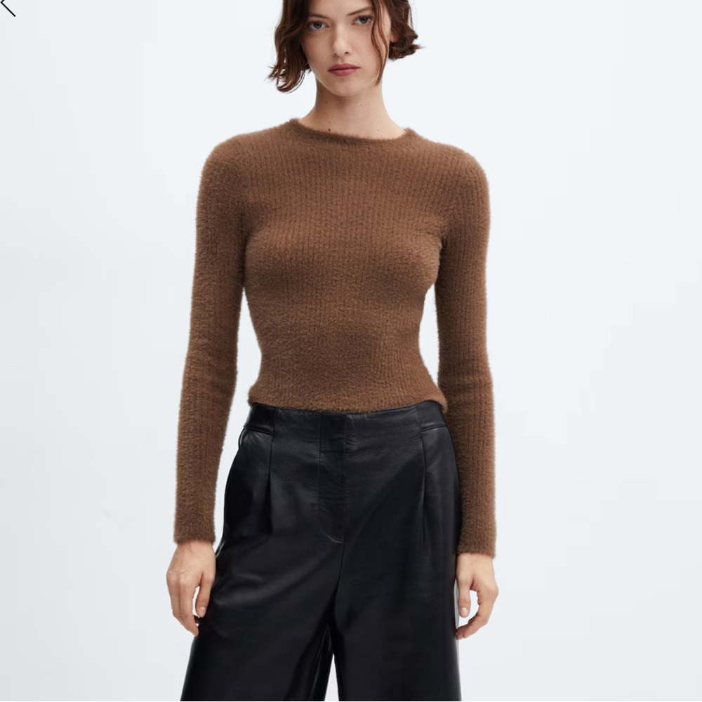 Mango - Ribbed Soft Sweater